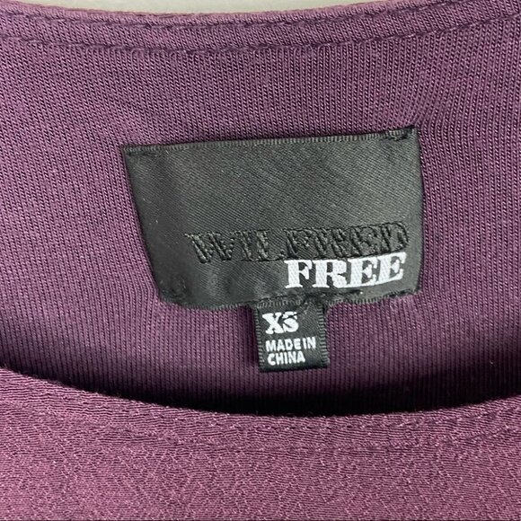 Aritzia Wilfred Free‎ Teigen Dress Purple Size XS Article 52831 Burgundy Shift - Picture 5 of 9